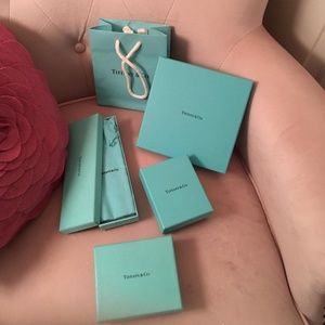 Tiffany & Co. gift boxes and bag set nwot